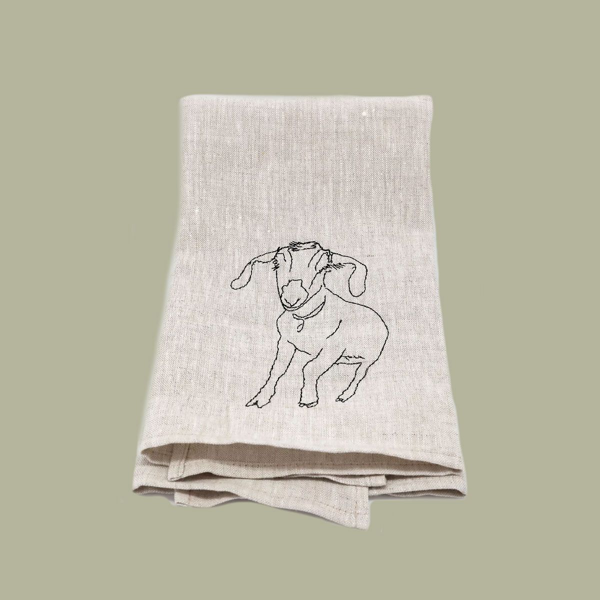 Big Picture Farm Fine Linen June Bug Tea Towel