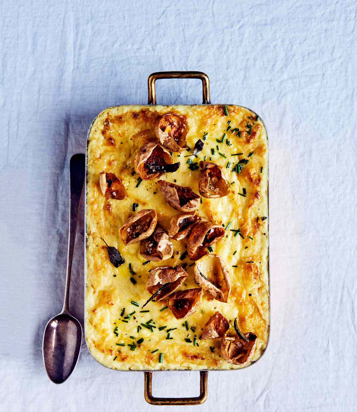 twice-baked potato and raclette casserole