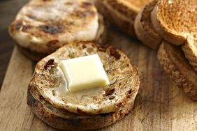 English Muffin with Butter.