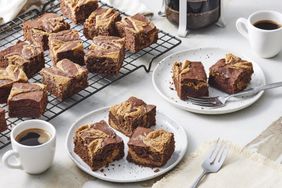 Peanut butter swirl brownies