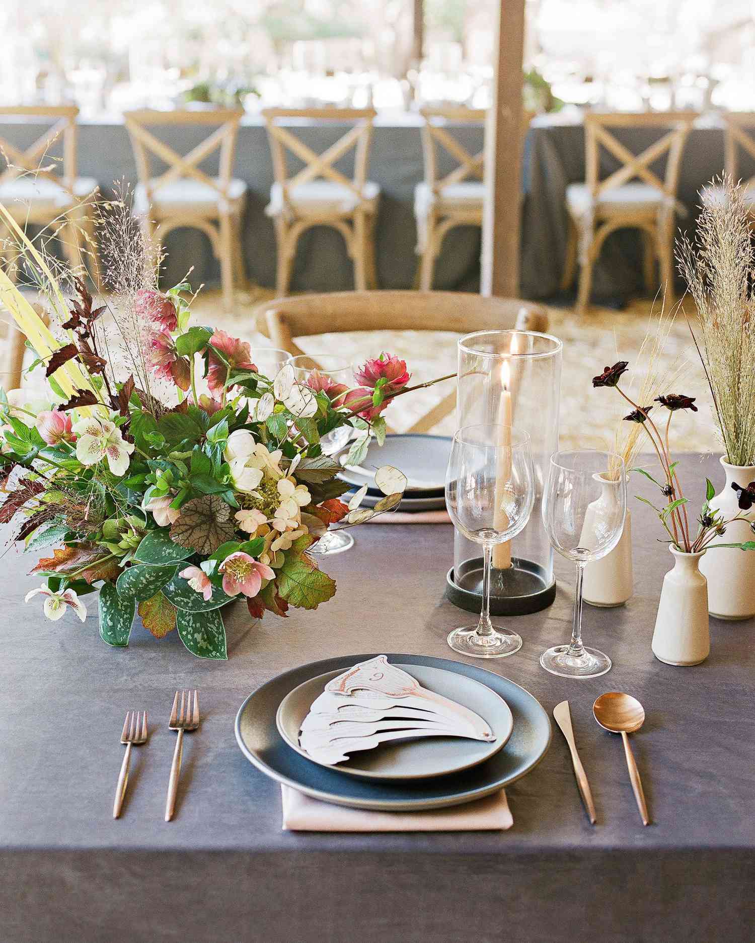 Emma mike California wedding Corbin gurkin table setting