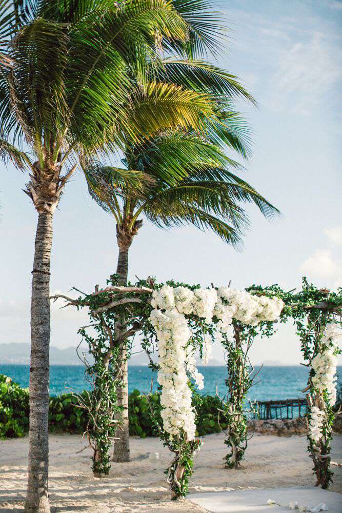beach chuppah