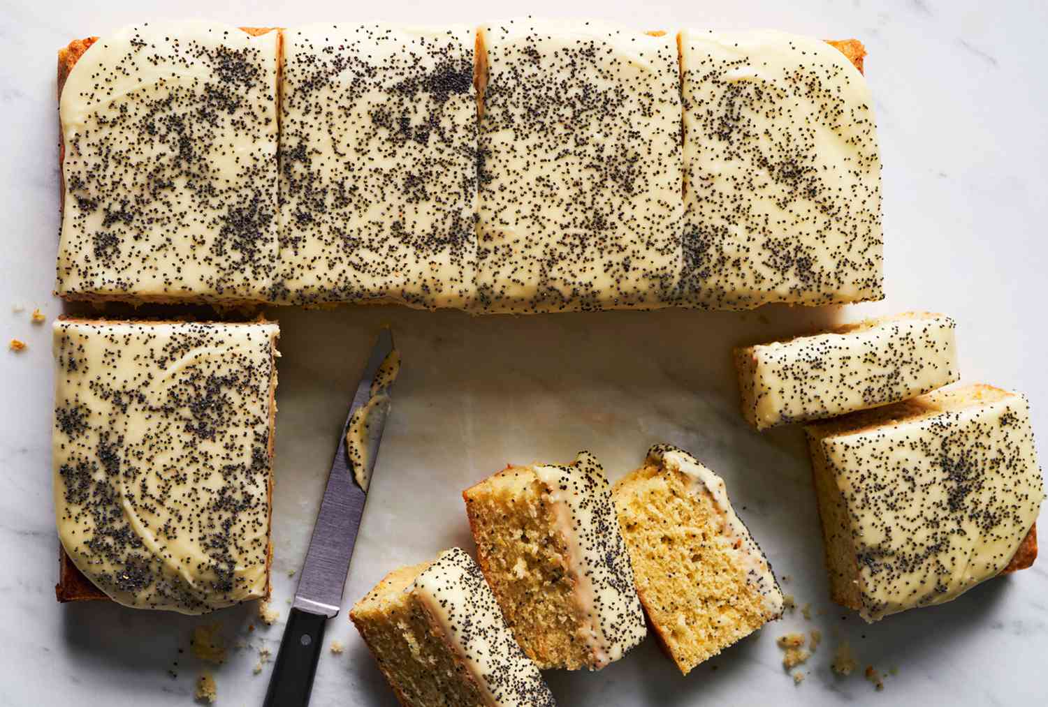 Orange Poppy Seed Sheet Cake
