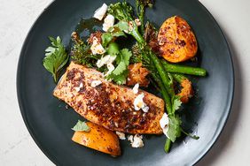 Sumac-Dusted Salmon with Broccolini