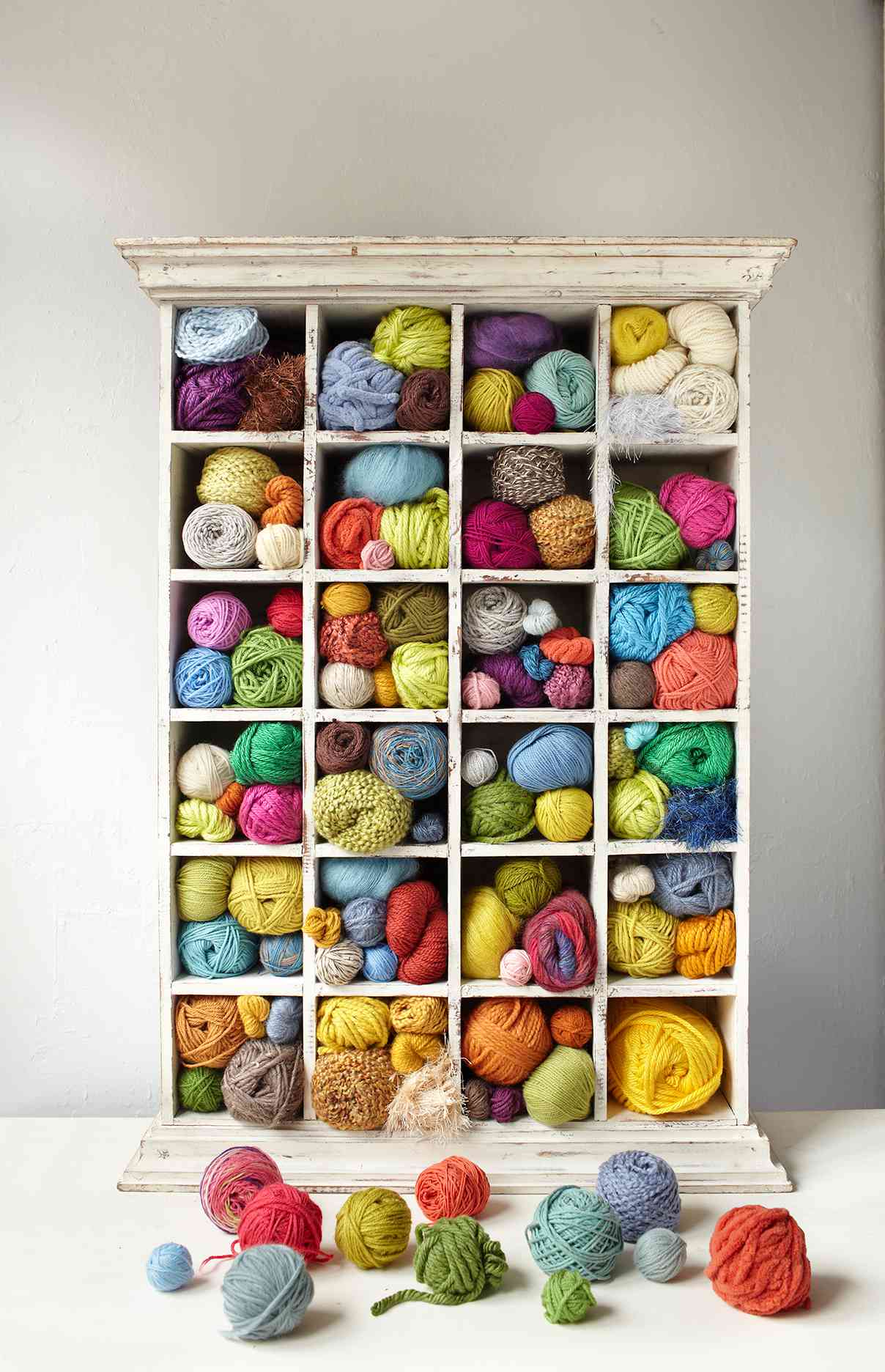 cabinet of yarn