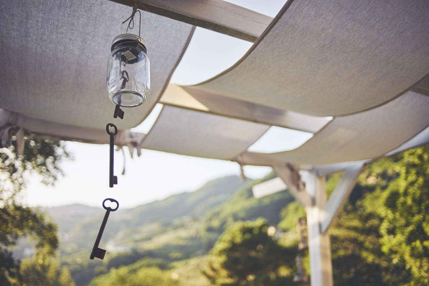 Wind chime with keys