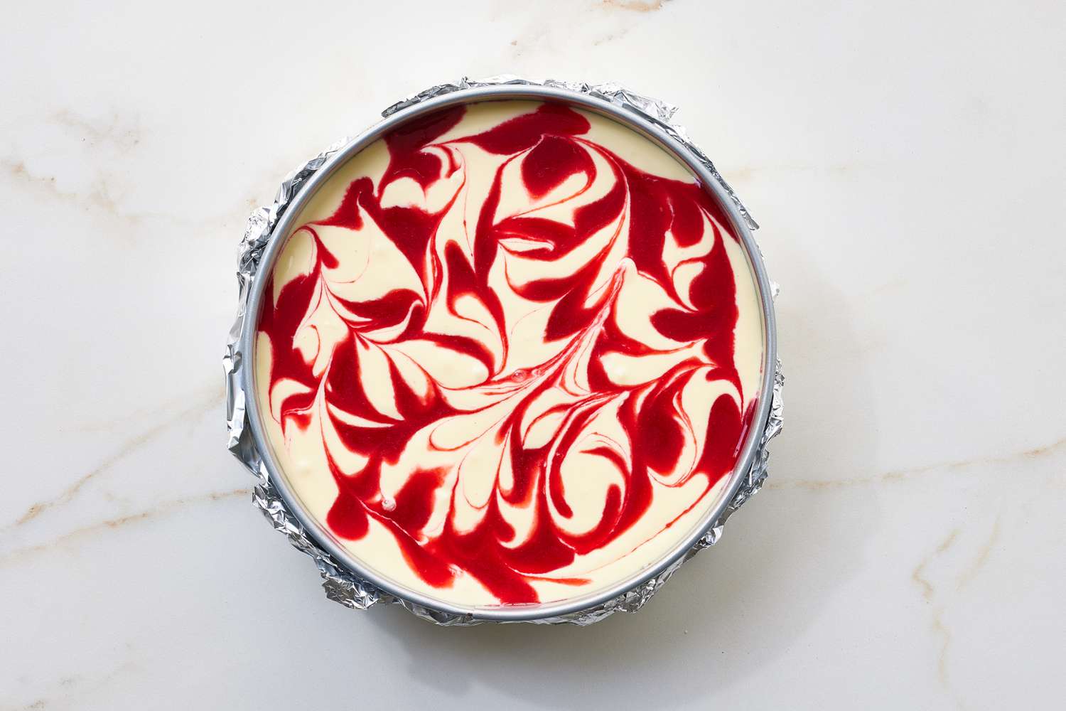 Step 13 Raspberry Swirl Cheesecake