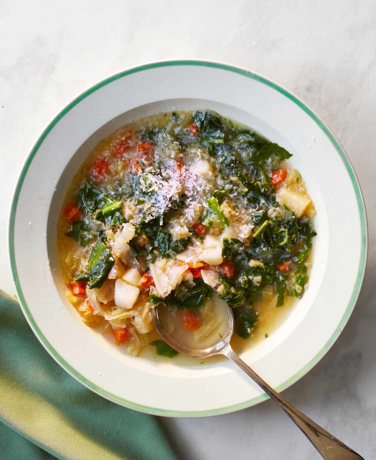 Marthaâs Greenhouse-Vegetable Soup