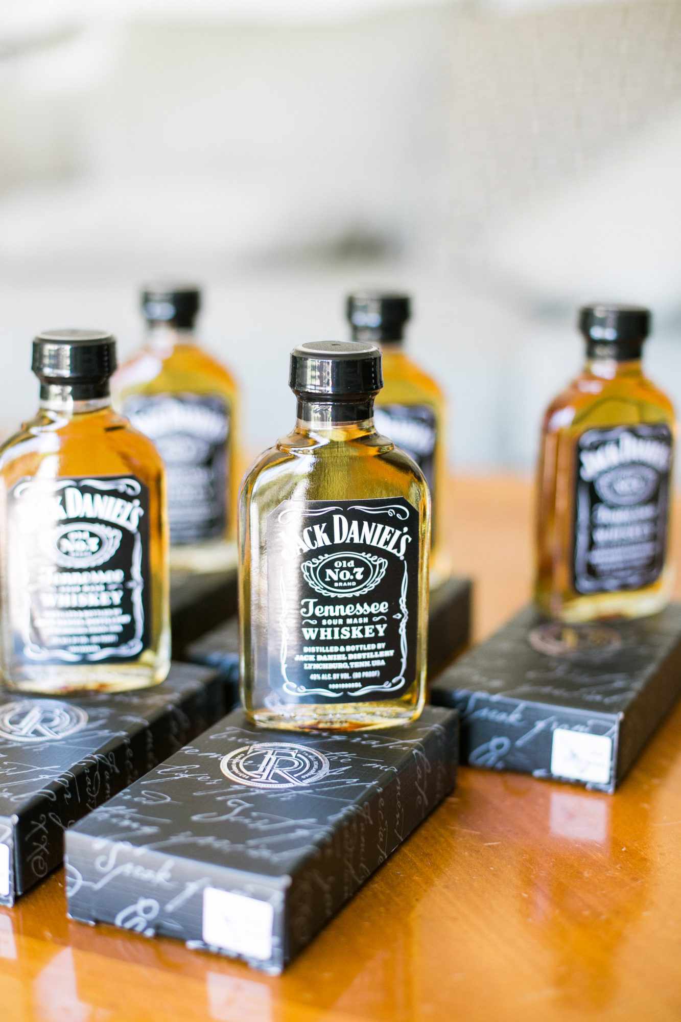 whiskey wedding favors