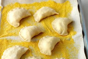 pierogis on pan