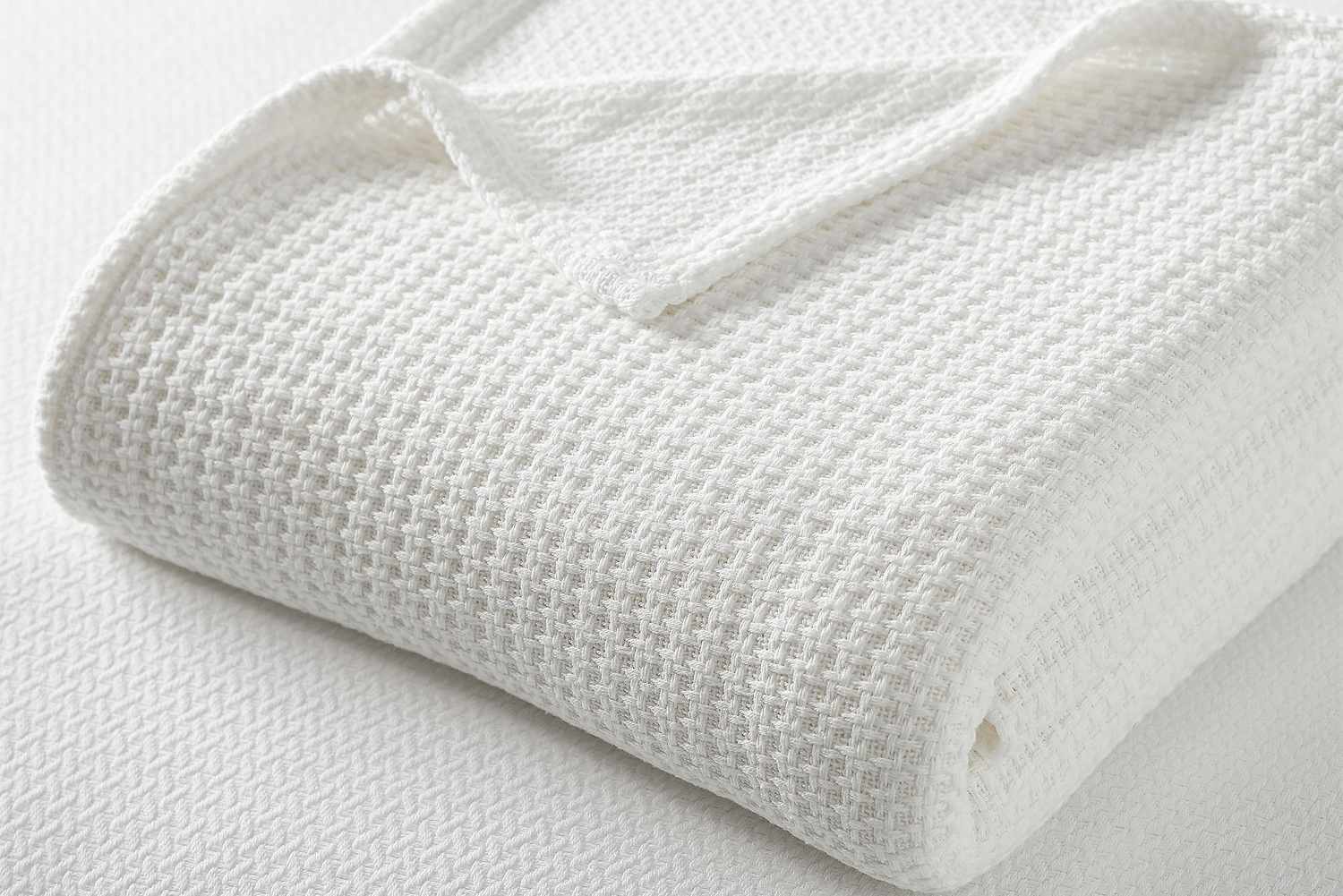 Pottery Barn SleepSmart Temperature Regulating Basketweave Blanket