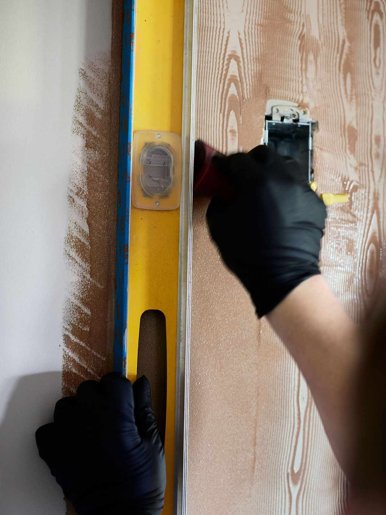 faux bois using level