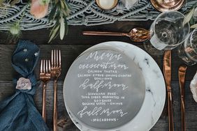 Celestial Wedding Place Setting