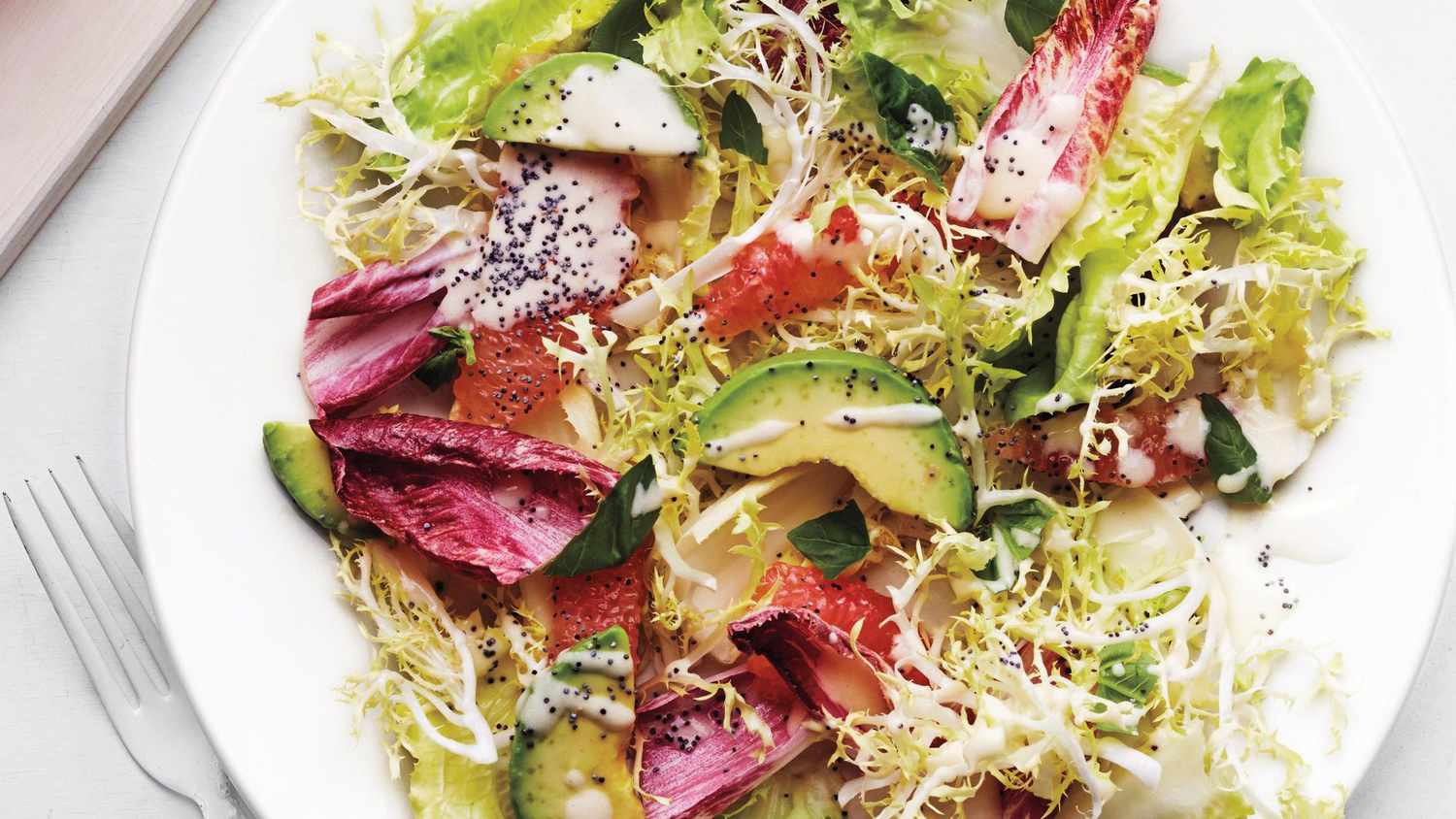 Bitter Greens, Grapefruit, and Avocado Salad