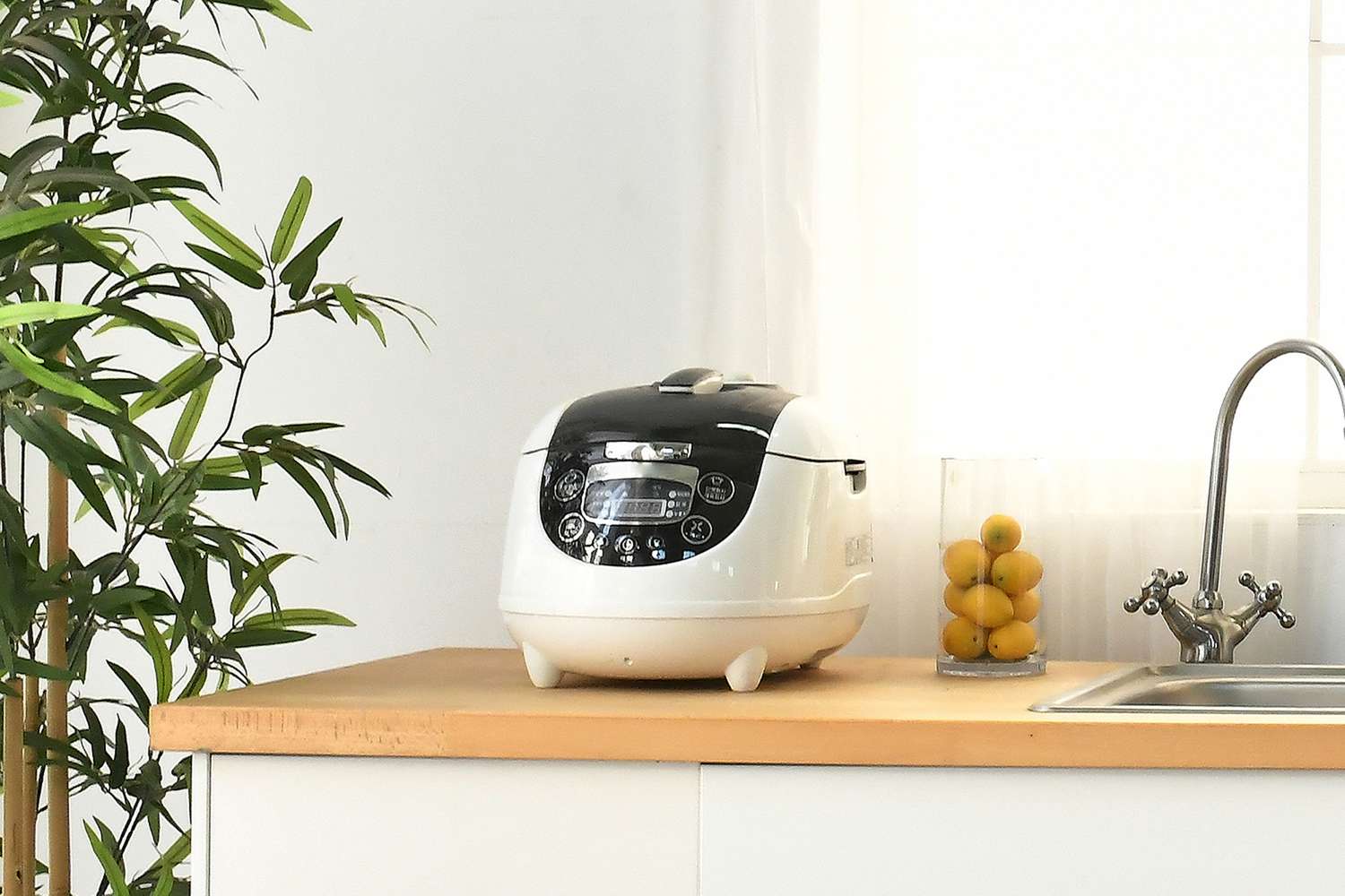 Rice Cooker on kitchen counter