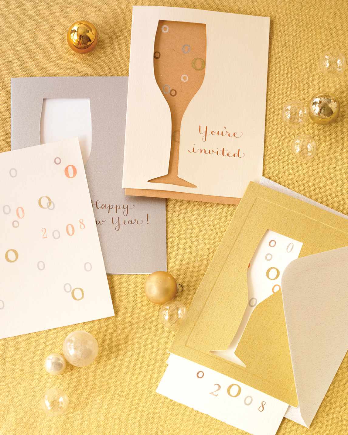 champagne Invites NYE