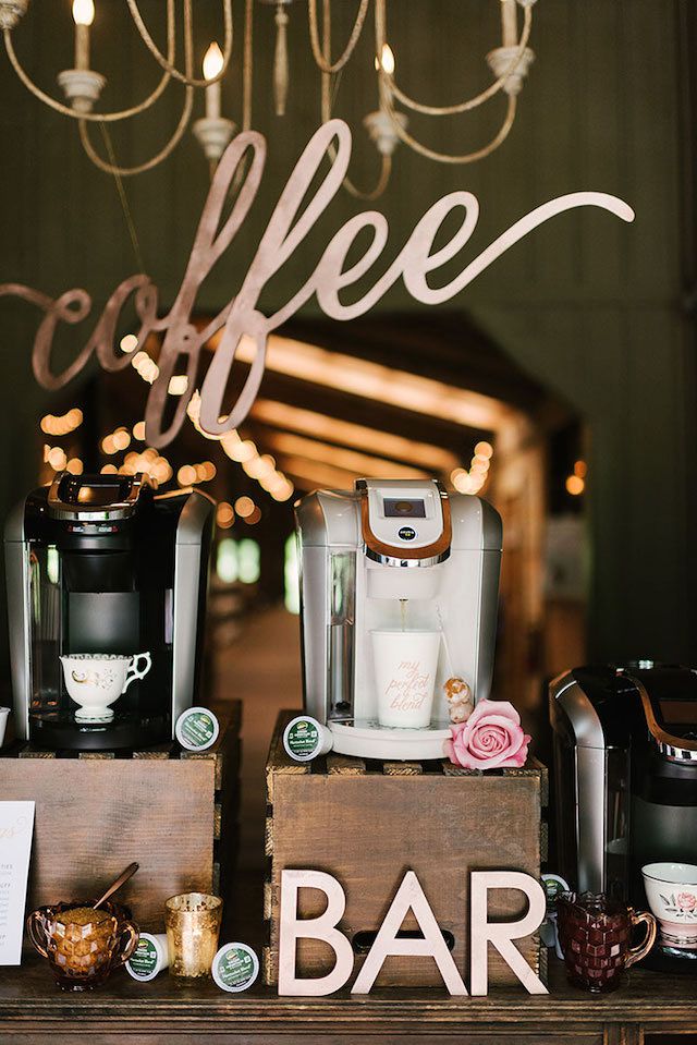 coffee wedding ideas coffee bar signs keurig