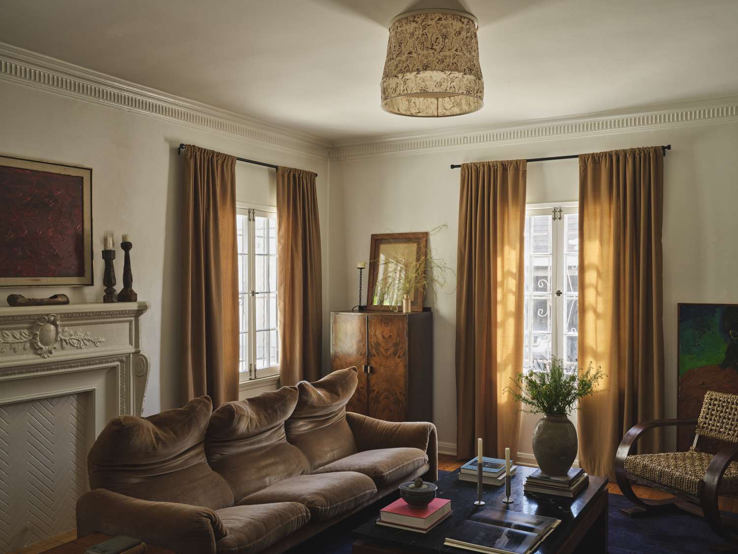 tulip shade in living room