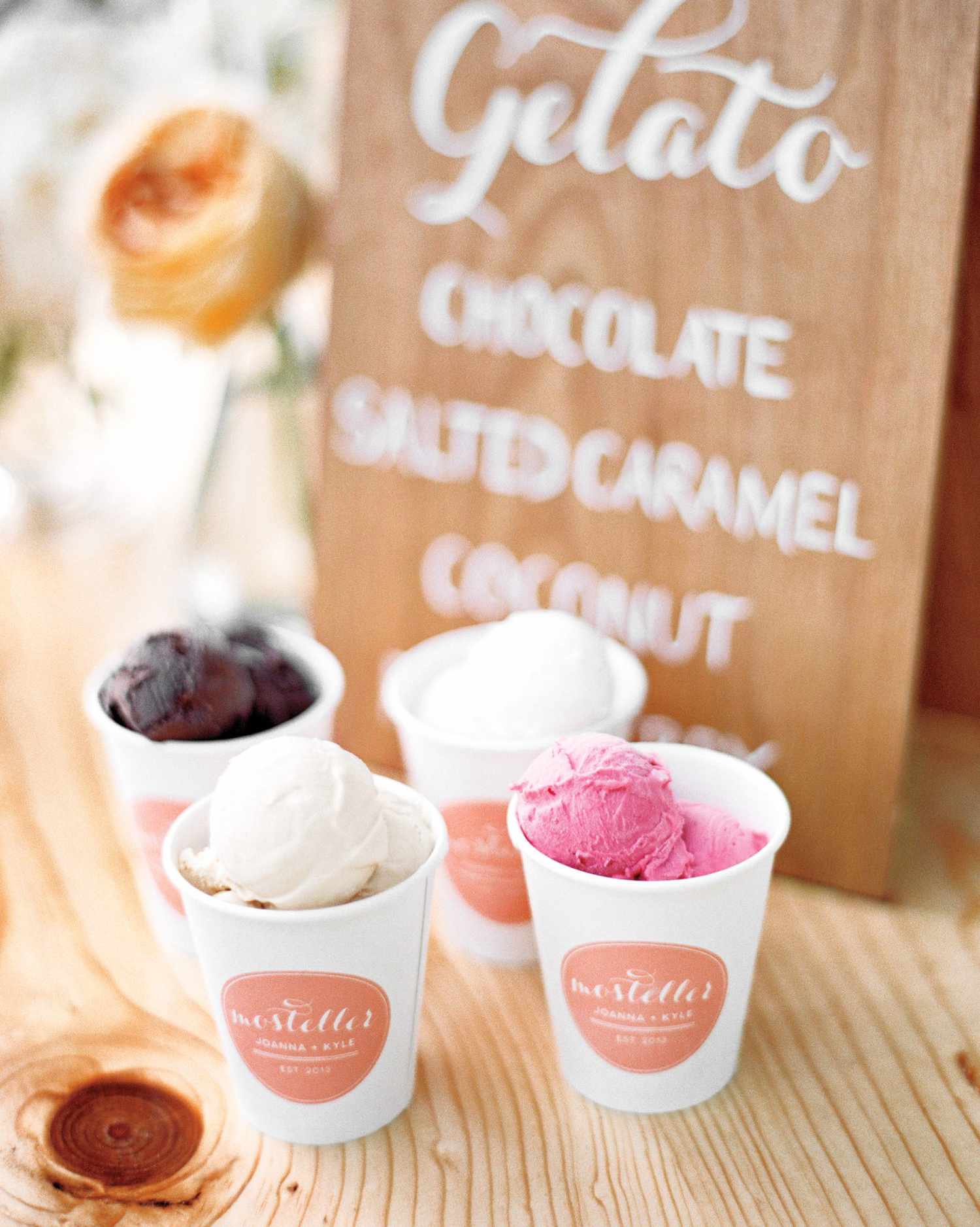 bridal shower food table