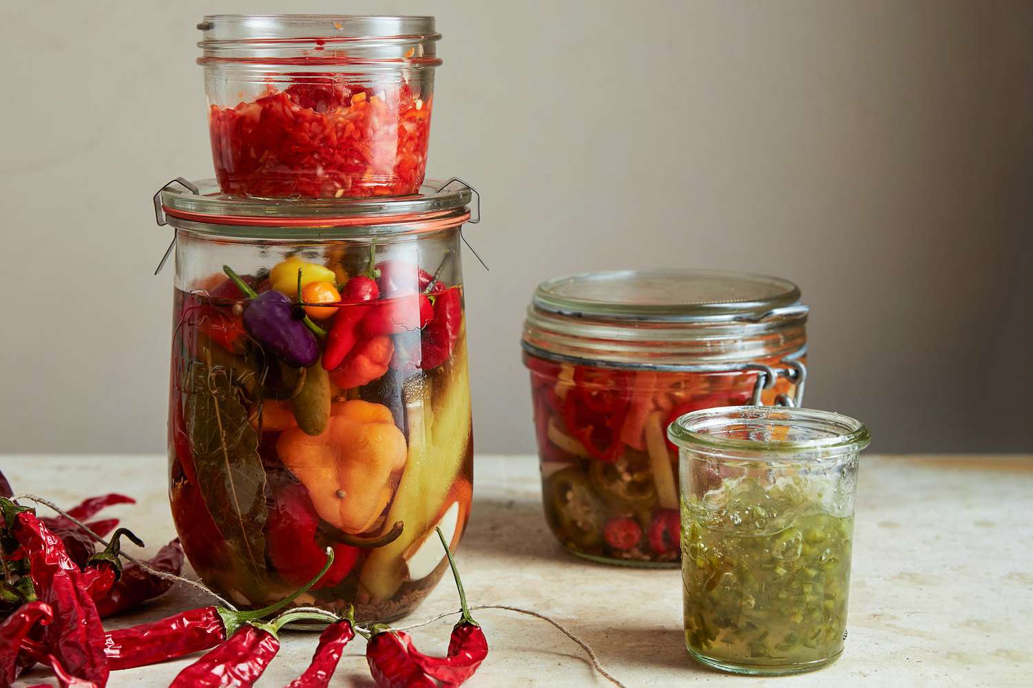Preserved peppers
