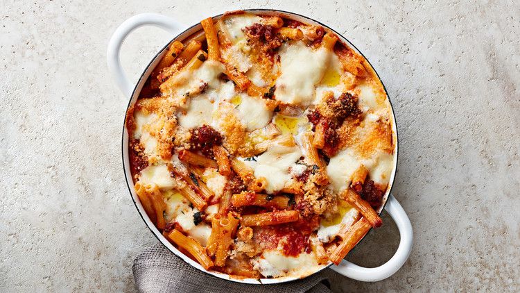 Super-Speedy Baked Ziti 