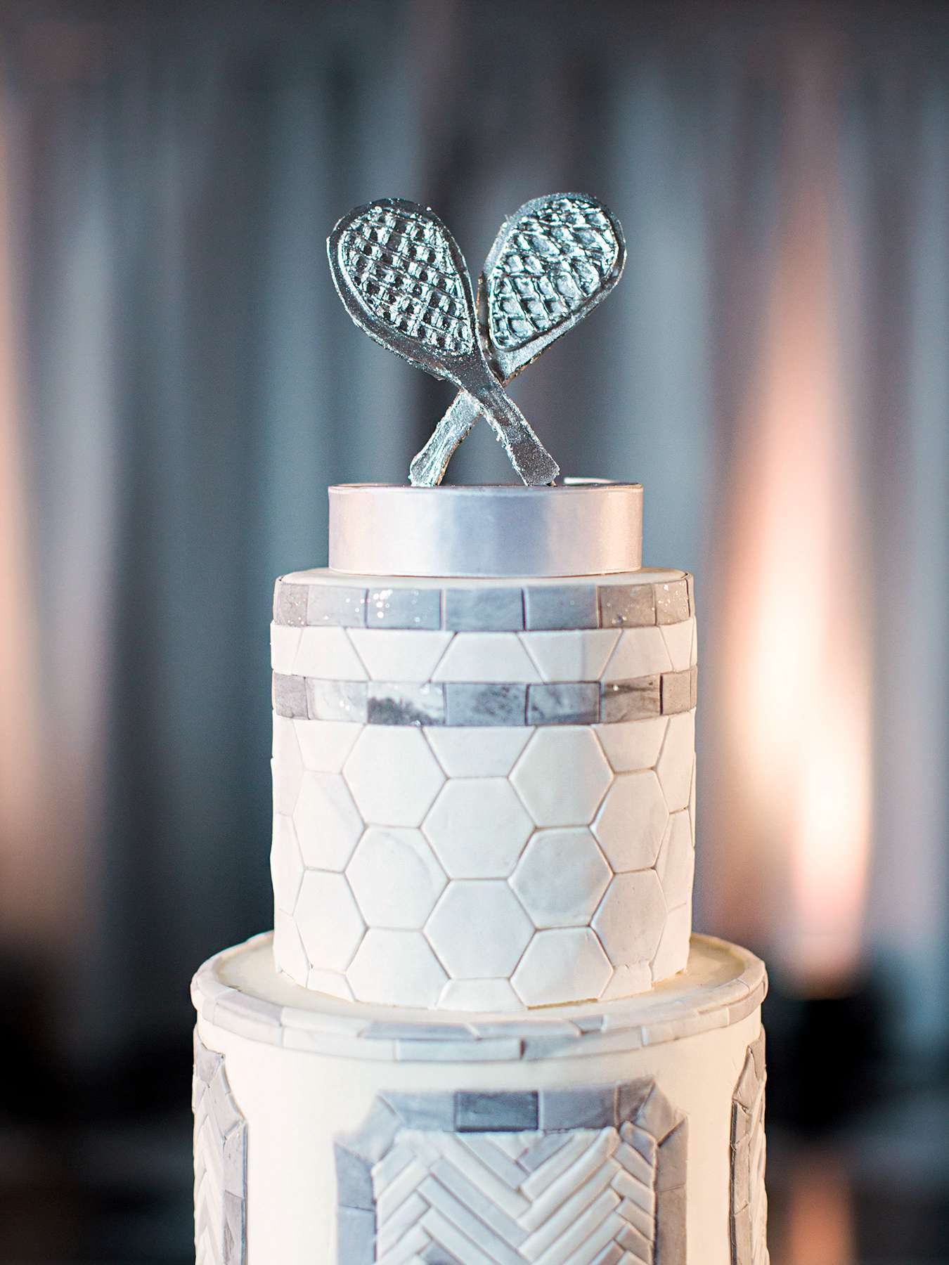 stephanie matt tennis racquet cake topper