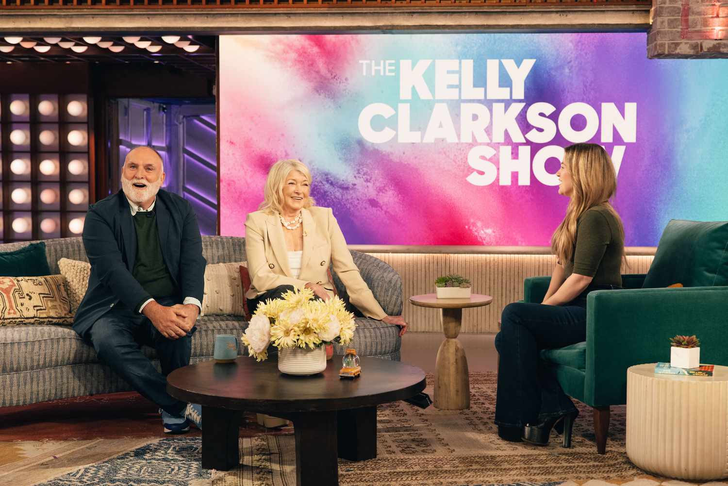 decorvow and Jose Andres on The Kelly Clarkson Show