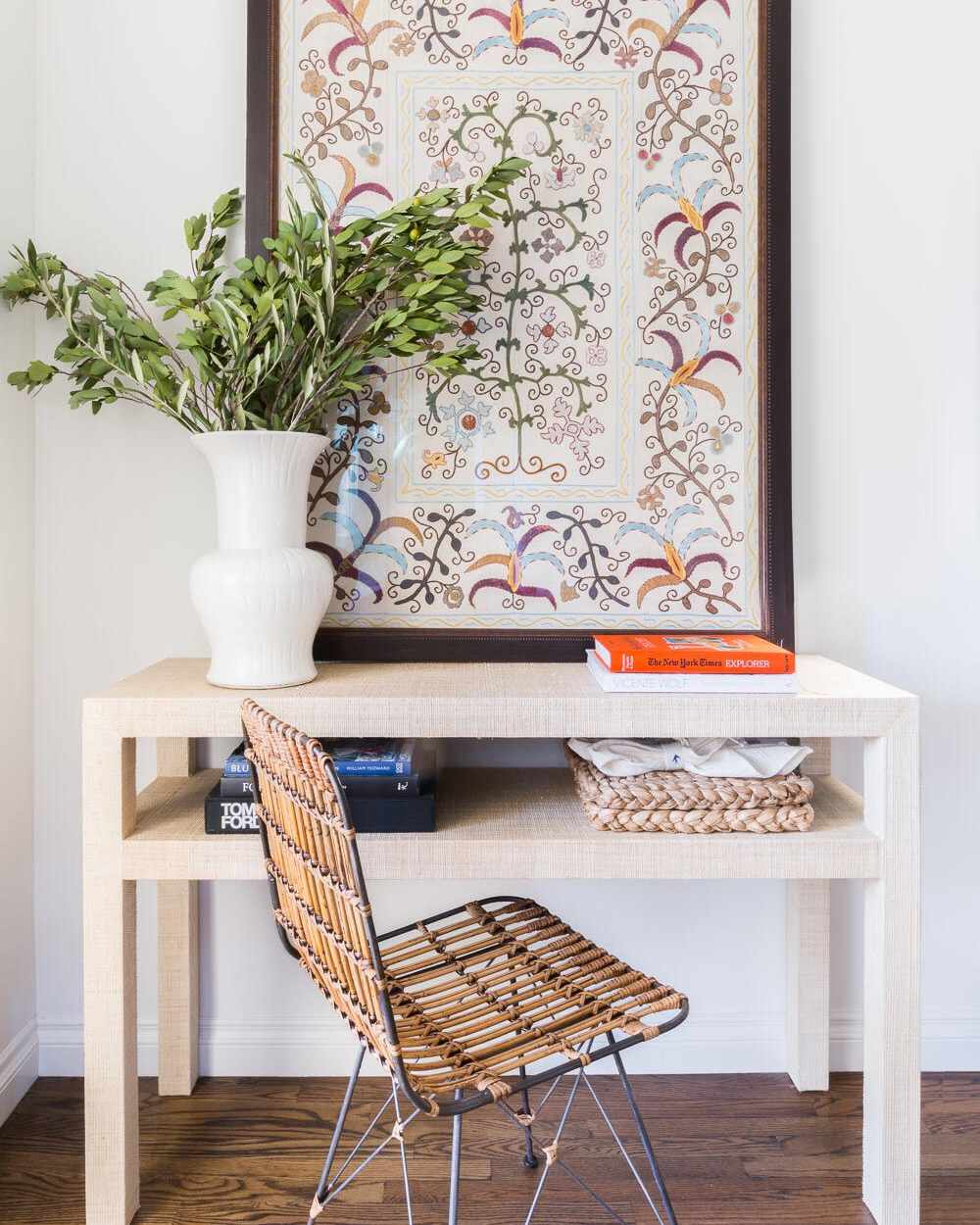 textile poster size art office space