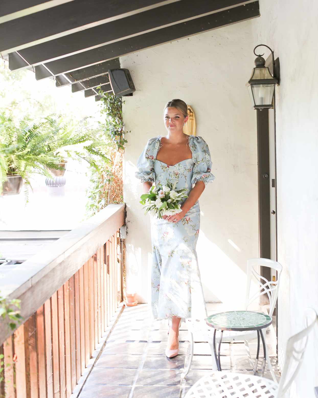 pia davide wedding bridesmaid in pastel blue