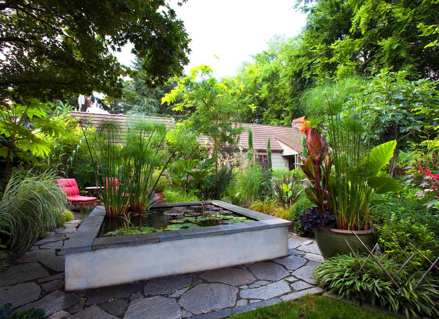 above ground koi pond