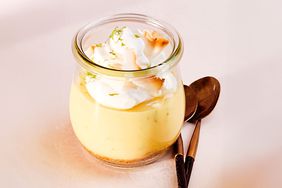 Lime pudding cups