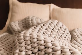 weighted knitted blanket