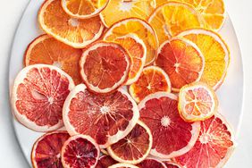 plate of citrus chips