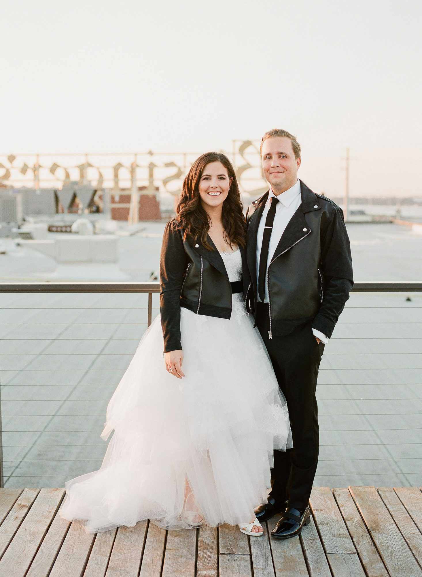 wedding bride and groom outdoor