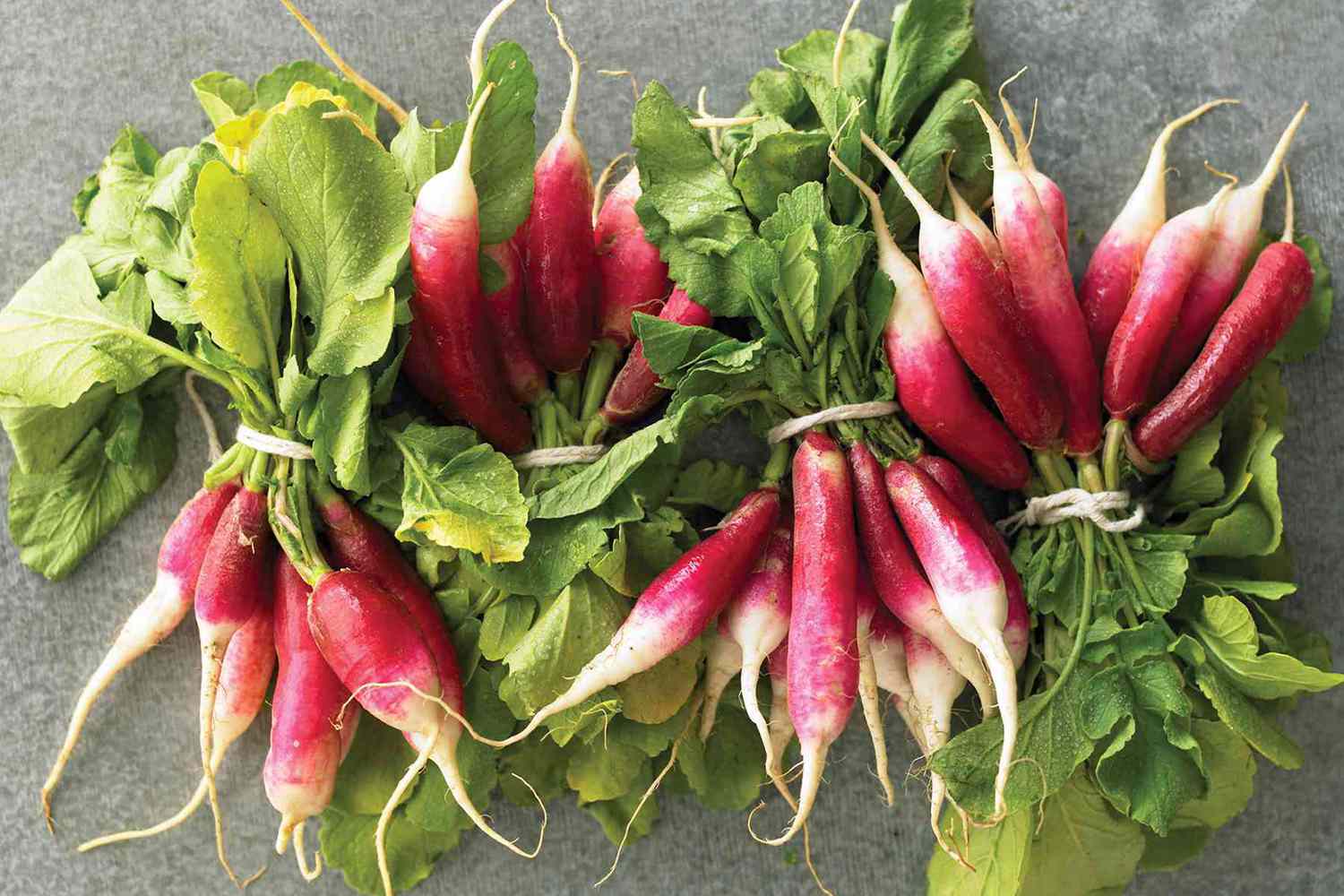 Bunches of Radishes