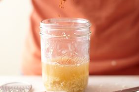 Making fire cider tonic