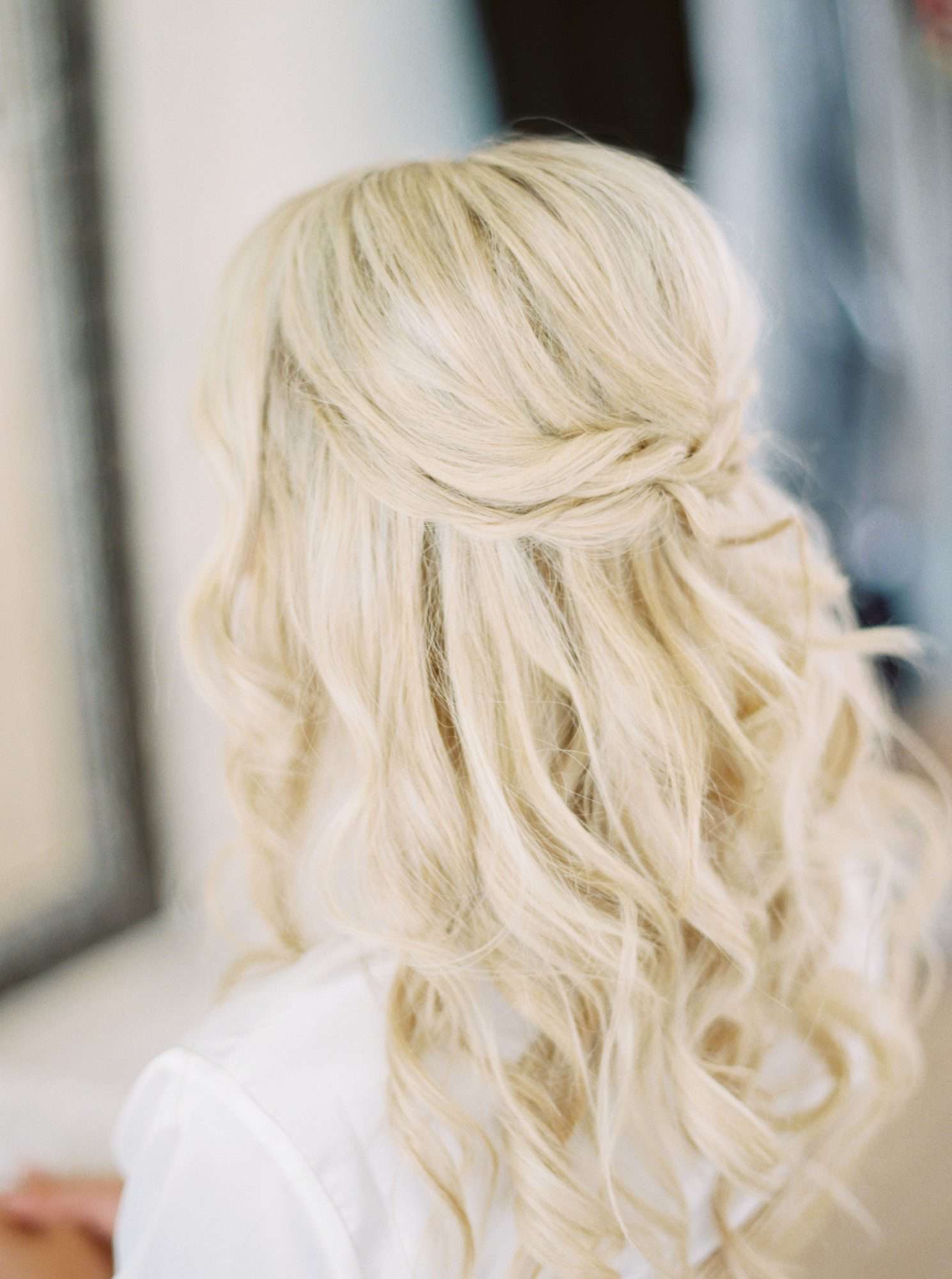 long wedding hairstyle