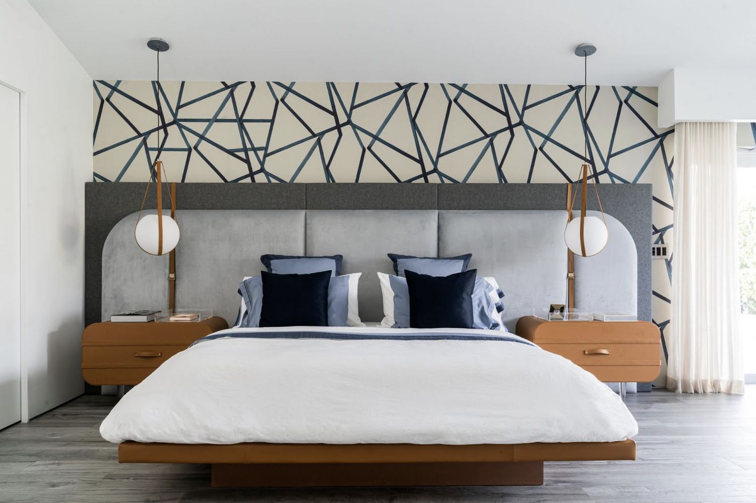 midcentury modern bedroom design