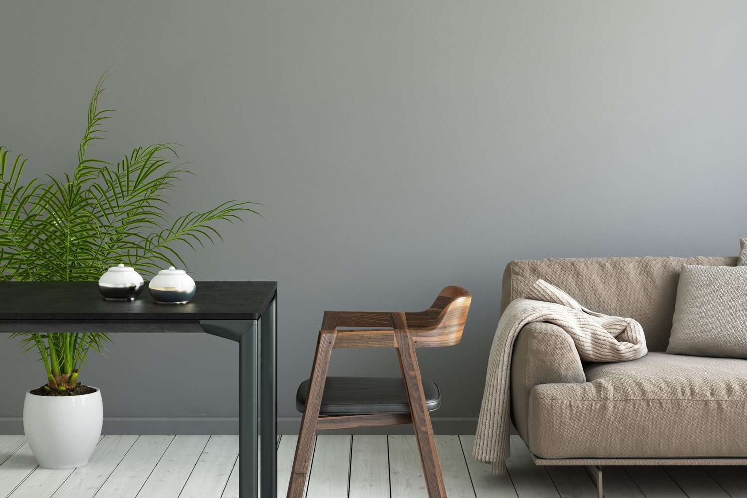 Grey Living Room - Paint