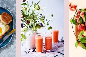 Spring food collage