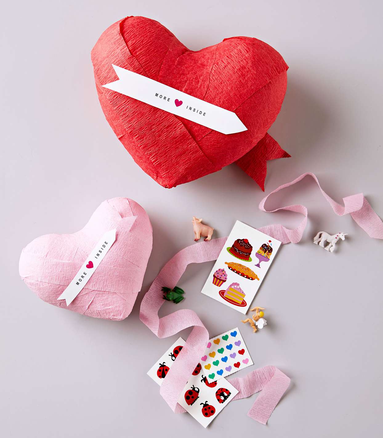diy surprise filled heart valentines day craft