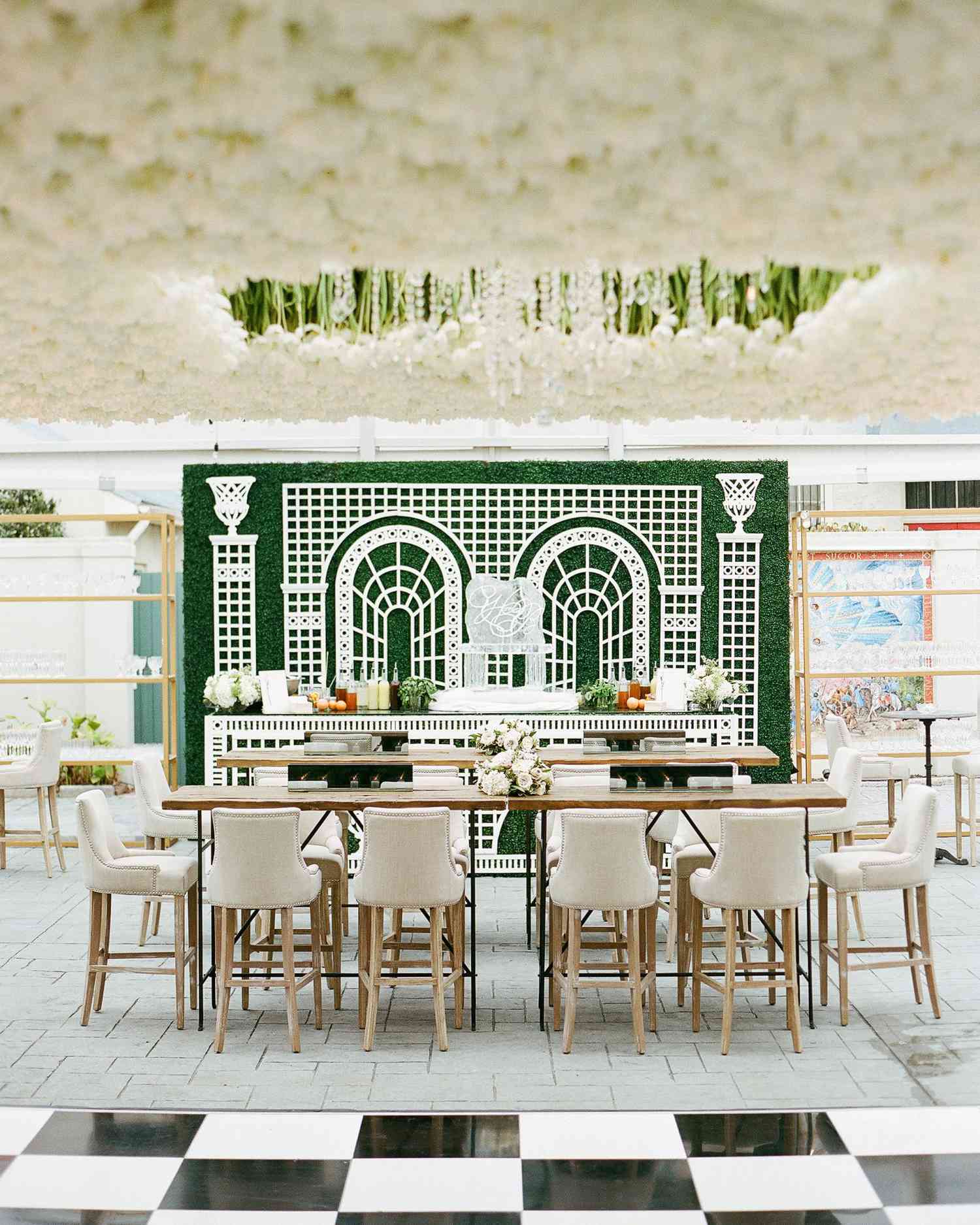 haylie brad wedding reception tent