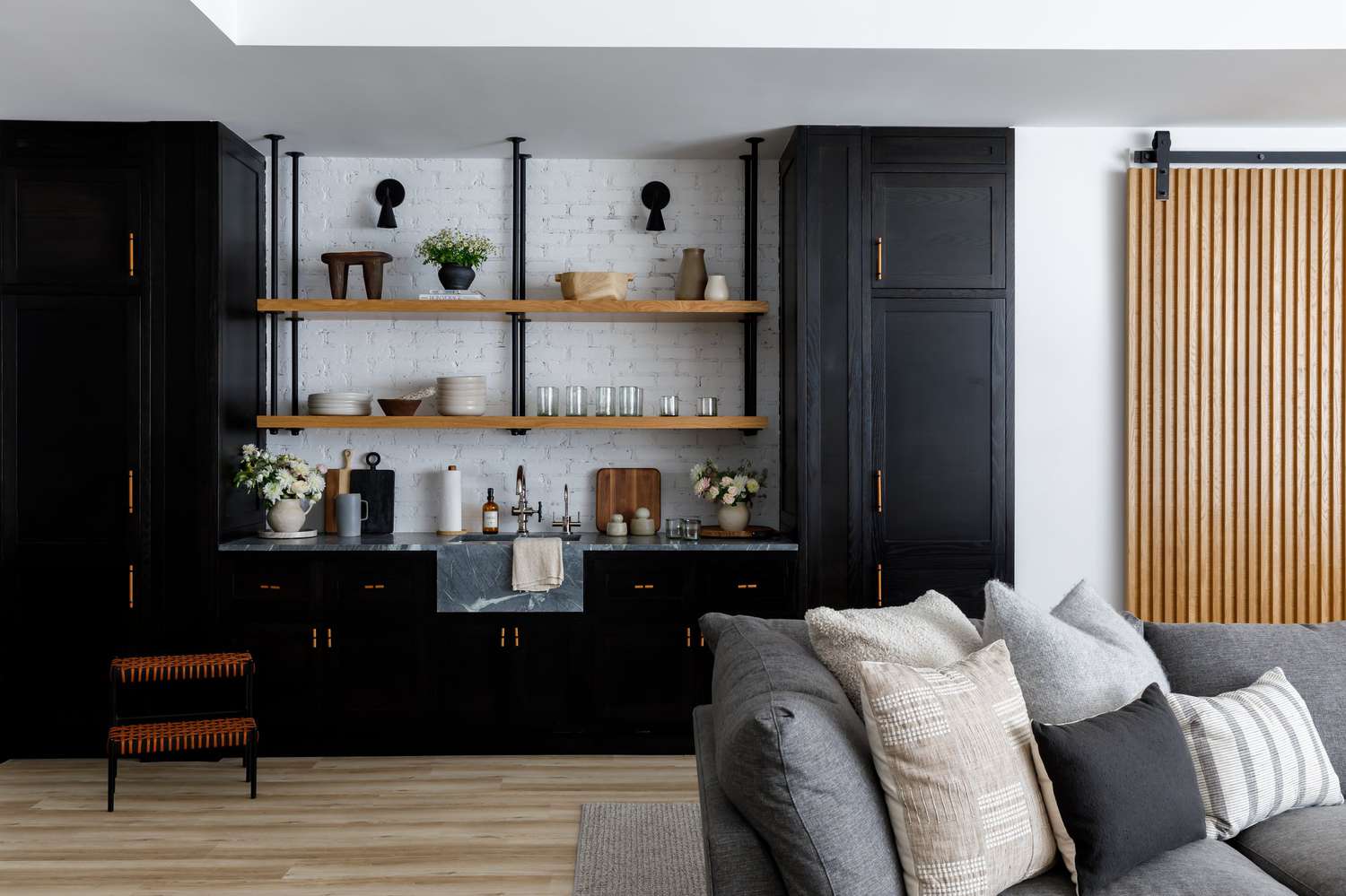 Kitchen shelves