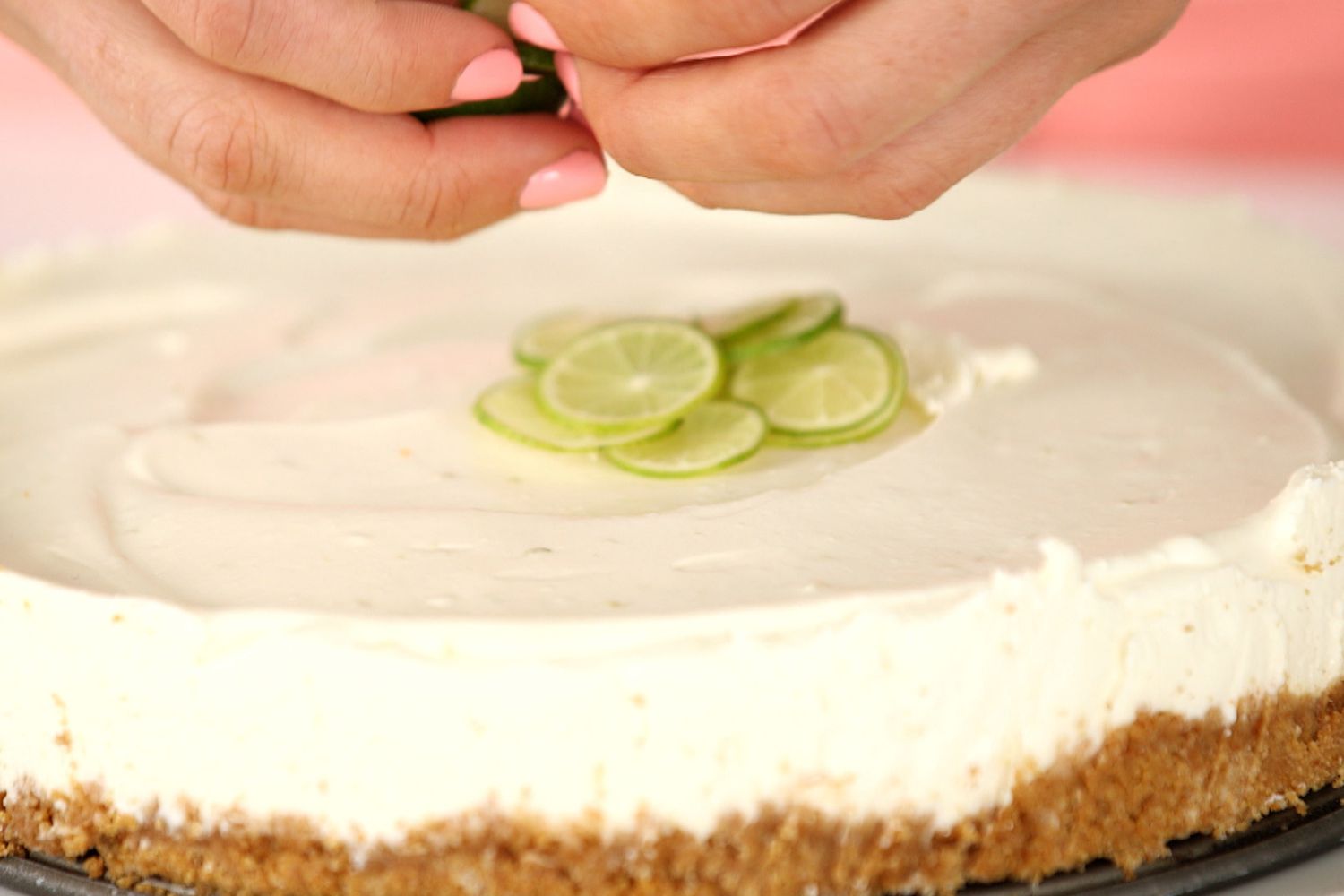 Step 12 No-Bake Key Lime Cheesecake