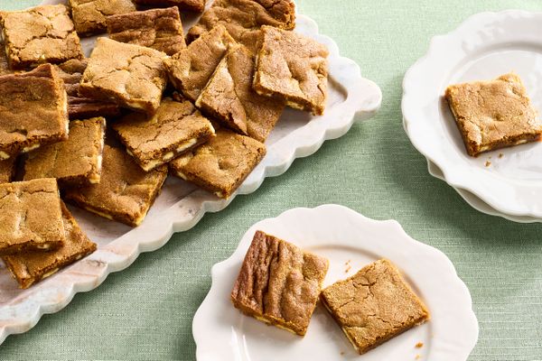 White Chocolate Gingerbread Brownies