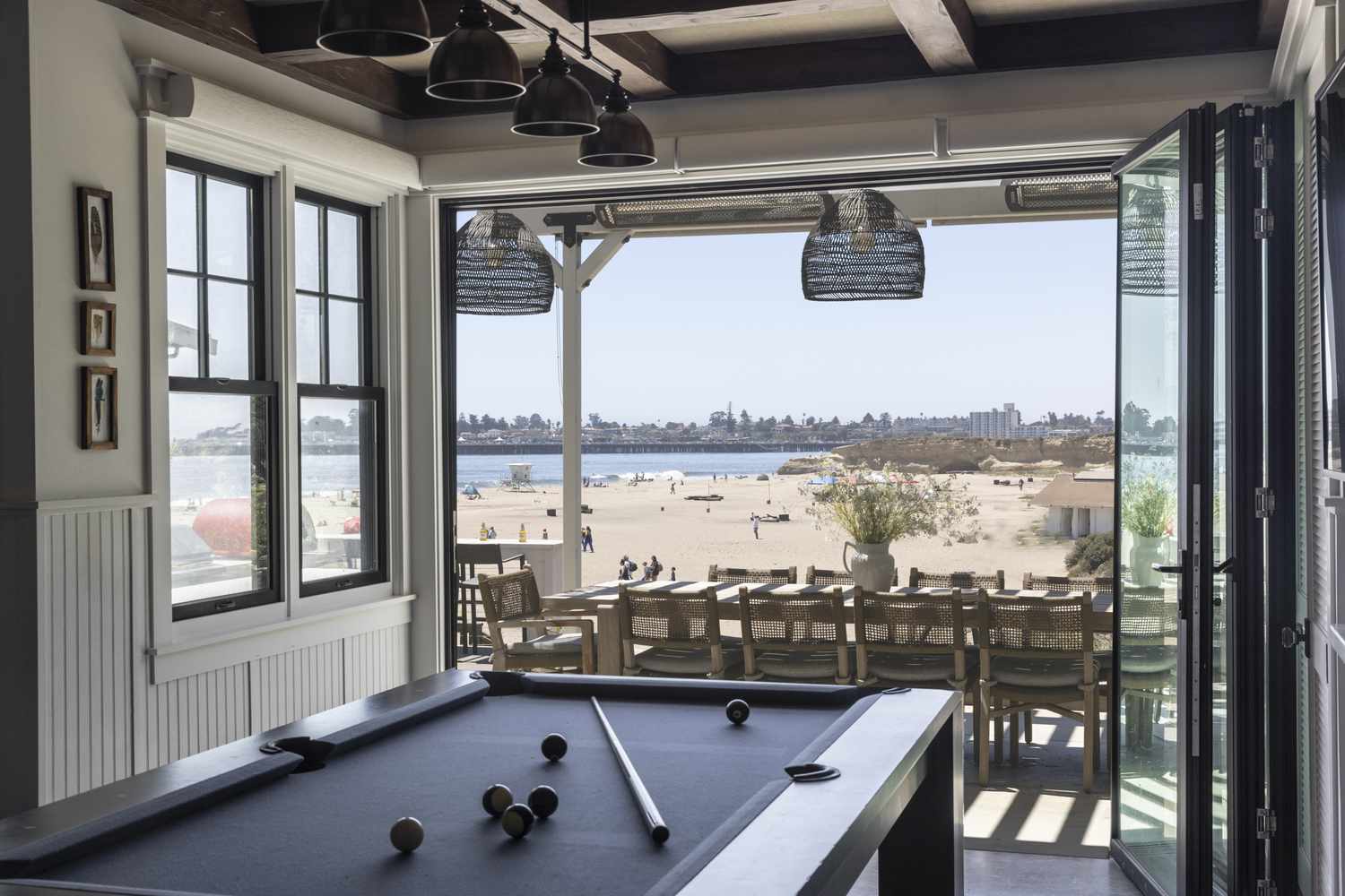 billiard room indoor outdoor