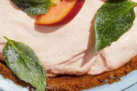 sugared basil leaves