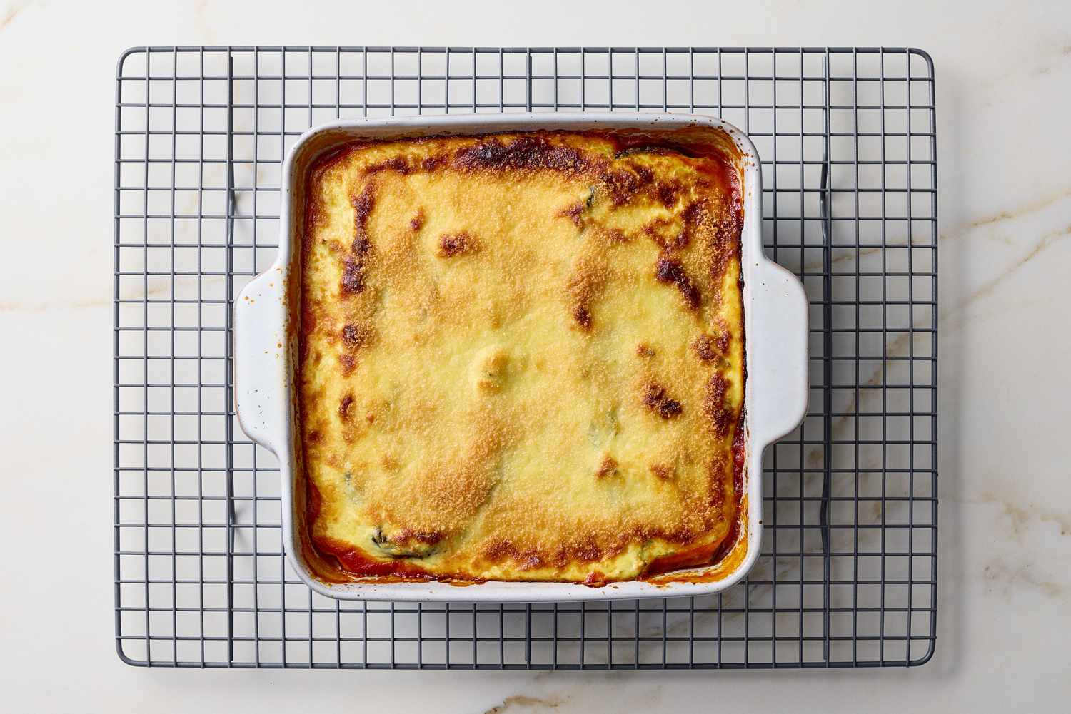 Eggplant ricotta bake