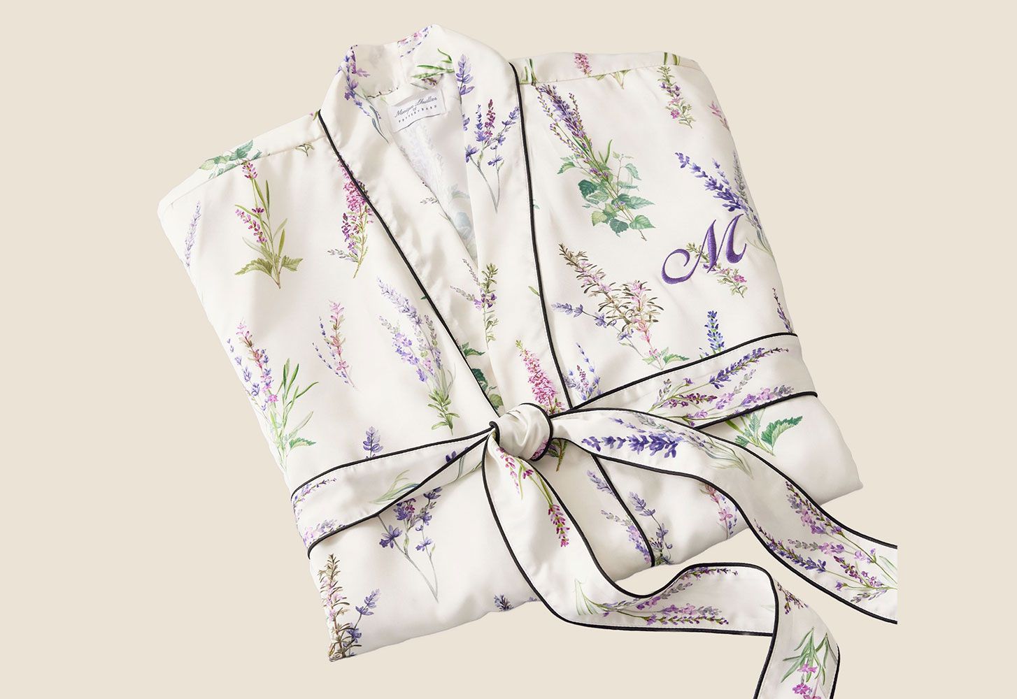 Floral pottery barn robe