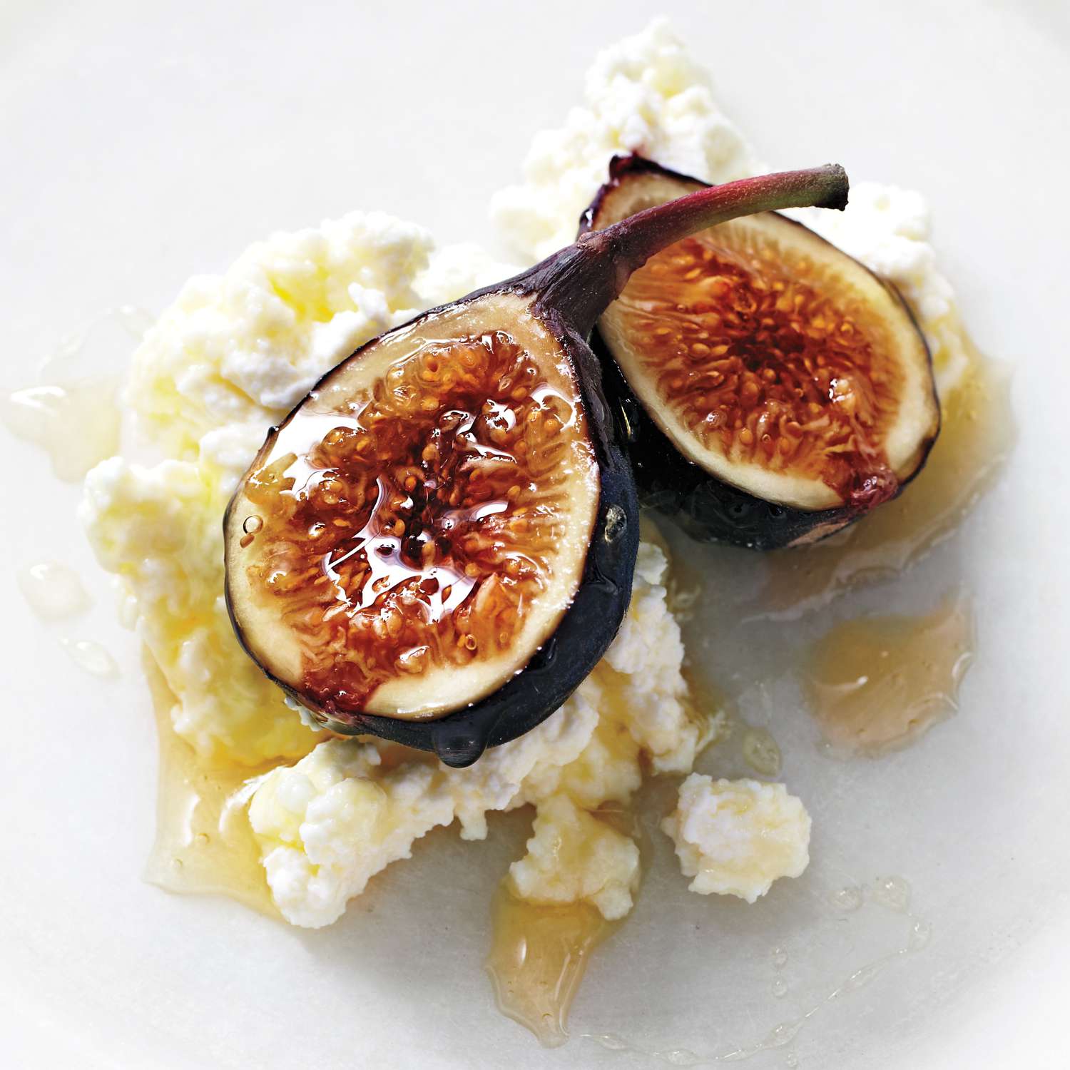 homemade ricotta with figs and honey